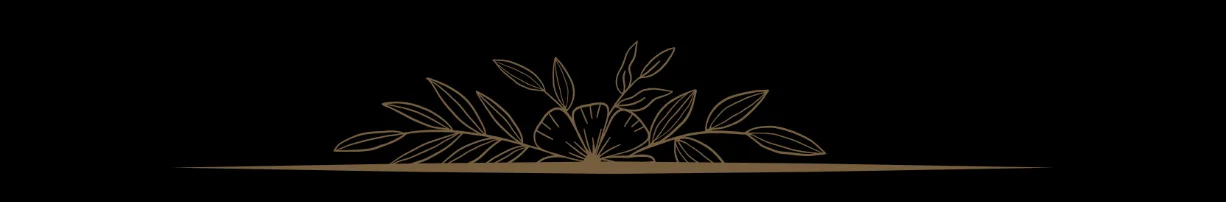 Gold Floral Ornament